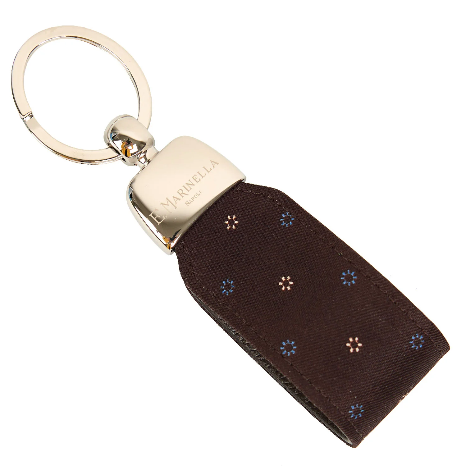 SILK AND LEATHER KEYRINGS TOTAL NEW